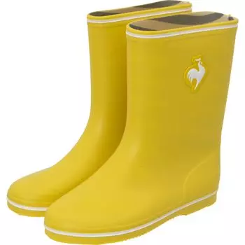 Сапоги Coq Rain Boots Lamott Made in Japan Made in Japan Lightweight Soft Kids Yellow [Le Sportif] (QL5XJC01YL)
