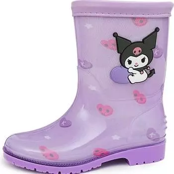 Сапоги для девочек Kuromi Honey Heart Rain Boots 10011, популярный персонаж в Корее