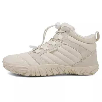 Сапоги для снегоходов, мужские, нескользящие, водонепроницаемые, из бархата, термо-хлопка, женские, на платформе 35 белый