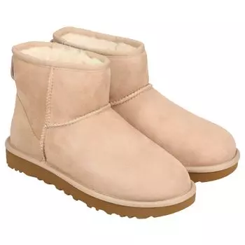 Сапоги из мутона Classic Mini 2 ЖЕНСКИЕ CLASSIC MINI II 1016222 ПЕСОЧНЫЙ см [UGG] 25.0