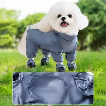 Сапоги на подтяжках для собак, простые водонепроницаемые сапоги для собак, регулируемая посадка, обувь для собак, штаны на подтяжках для домашних животных, товары для животных L