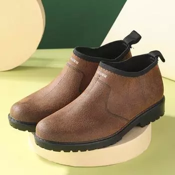 Сапоги резиновые мужские EVA Kitchen Anti Slip 2024 легкие мужские водонепроницаемые сапоги резиновые сапоги ботильоны резиновые сапоги для мужчин 39