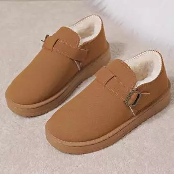 Сапоги SyfIyno мужские Ботинки мужские слипоны низкие модные универсальные износостойкие зимние ботинки классические повседневные молодежные Новое поступление 39 чёрный