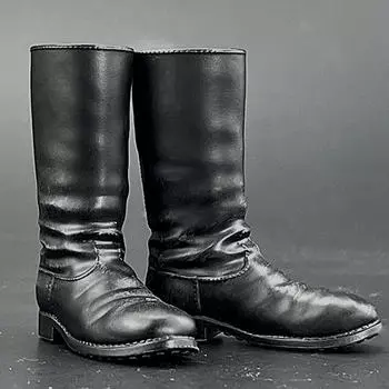 Сапоги в масштабе 1/6, высокая модель, повседневный топ, солдатское платье, аксессуар для 12 дюймов Female