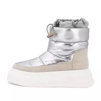 Сапоги женские стеганые SOLO SOPRANI 36 серебряный