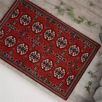 Саян Саян Кардо Бухара Прихожая в туркменском стиле Ковер 60 х 90 Красный Гобеленовое переплетение красный