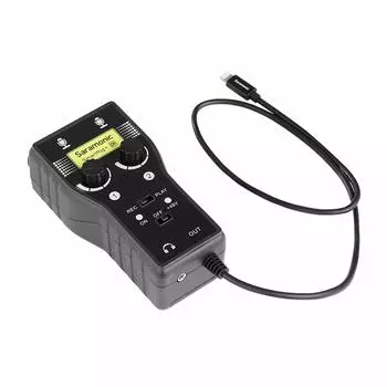 Saramonic 2ch XLR микрофонный гитарный интерфейс Apple MFi сертифицированный разъем Lightning для iPhone iPad iPod iOS смартфонов планшетов Di & 6.3 мм &