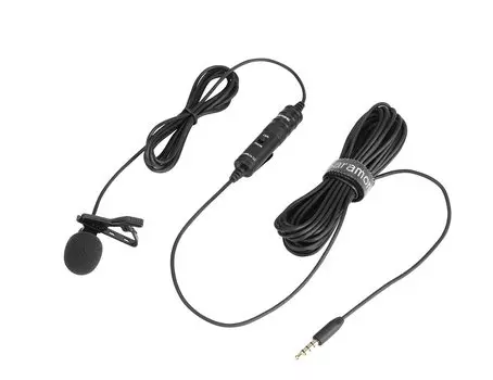 Saramonic LavMicro U2 Петличный микрофон Всенаправленный вещательный петличный микрофон с разъемом, который можно напрямую подключить к смартфону