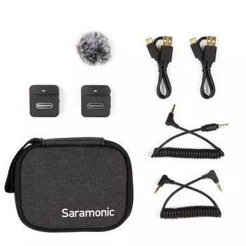Saramonic wireless microphone system 1 Black 2.4G ultra-compact (1 transmitter, receiver) Blink100-B1