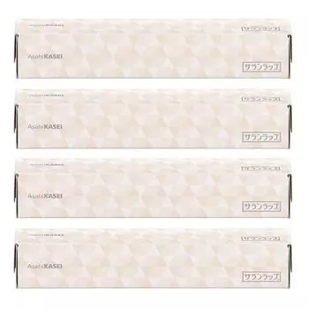 Saran Wrap 22cm x 50m Design Package Monotone 4 Pack [Limited Design]