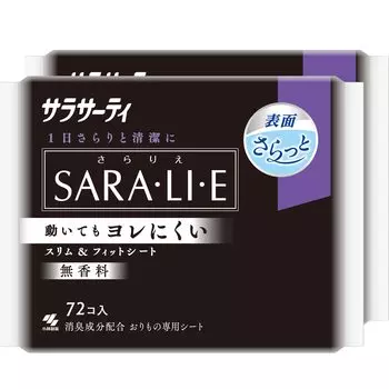 Sarasati Sararie Unscented Vaginal Sheets 72 pieces x 2 pieces [Bulk Purchase]