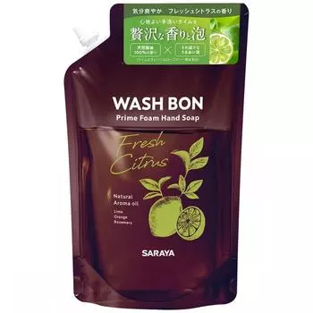 Saraya Washbone Prime Foam Fresh Citrus Сменный блок 500 мл