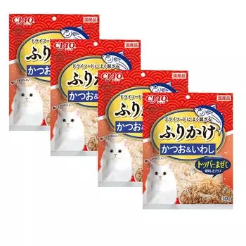 Сардины CIAO Furikake Bonito, 30 г, набор из 4 шт.