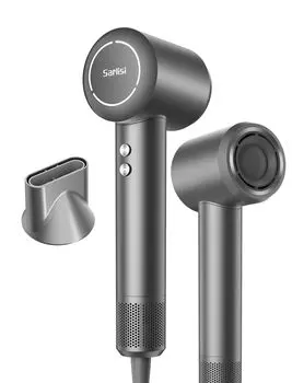 Sarlisi Hair Large Air Quick 300 миллионов салонных отрицательных ионов для волос 3 уровня ветра 3 температуры ветра Постоянная температура волос с магнитным для длинных