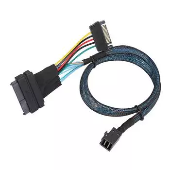 SAS-кабель SFF8643 - SFF8639 15P Power Line MINI Server Connector HDD Adapter