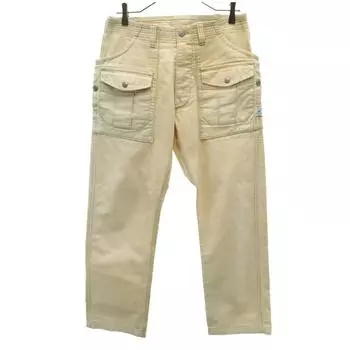 SASAFRAS cargo pants S beige Men s Used