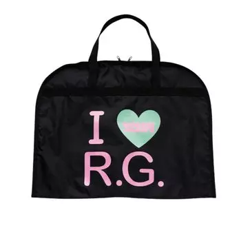 SASAKI Gymnastics I LOVE Leotard Case Black x Light Pink AC58 Gymnastics/Rhythmic R.G.