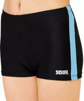 SASAKI Gymnastics Super Low Rise Half Length Spats Aqua Blue L SG1241SL Gymnastics/Rhythmic