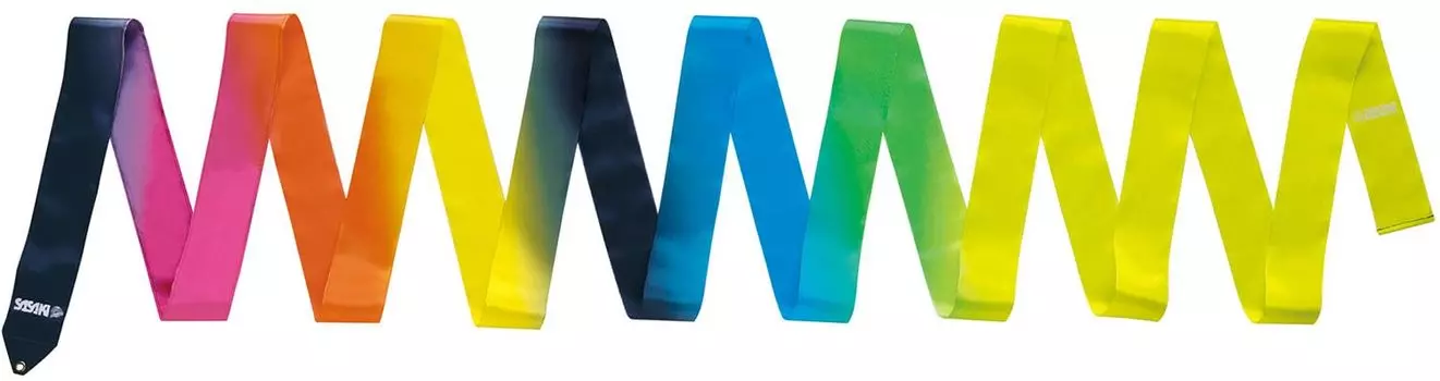 SASAKI Rhythmic Gymnastics Equipment Certified by International Gymnastics Certified by Japan Gymnastics Art Gradient Design Length 5m AG030 Ribbon,