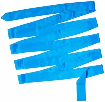 SASAKI Rhythmic Gymnastics Equipment Ribbon Certified by the International Gymnastics Certified by the Japan Gymnastics Rayon Length Turquoise Blue