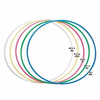 SASAKI Rhythmic Gymnastics Equipment Standard Hoop White Diameter 80cm M13