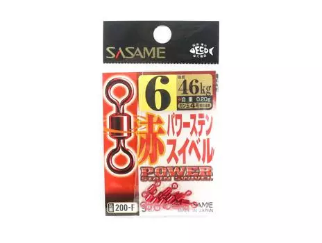 Sasame 200-F Power Stain Sweep Smooth Spin Red, размер 6 (4846)