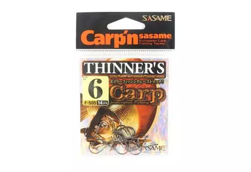 Sasame F-505 Крючок для приманки для тонкости размер 6 (1903)