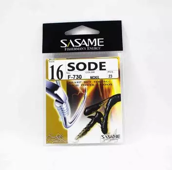 Sasame F-730 Sode Micro Hook Размер 16 (1560)