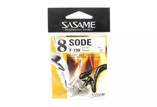 Sasame F-730 Sode Micro Hook Размер 8 (1645)