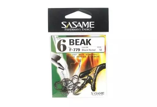 Sasame F-779 Beak Suicide Offset Hook Размер 6 (3663)