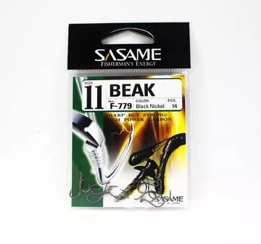 Sasame F-779 Клюв Самоубийца Офсетный Крючок Размер 11 (3618)