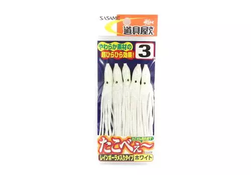 Sasame P-421 Резиновые блестки с жемчугом и кальмаром, 3 дюйма (2576) округ Колумбия