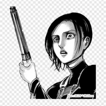 Саша Браус Глава 102 Саша Браус Эрен Йегер Cli Нашивки для одежды Большие аниме-нашивки Теплопередающая виниловая наклейка Железо на переводных картинках для одежды