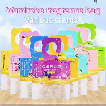Саше с ароматом лаванды для гардероба, стойкий аромат, дезодорант для туалета в комнате, подвесной маленький саше для спальни, автомобиля, гардероба Rose