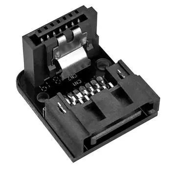 SATA 7-контактный женский на 7-контактный мужской адаптер 6 Гбит/с конвертер (Позитивное направление)