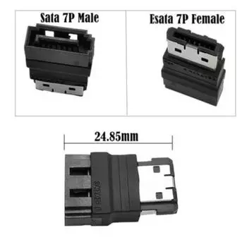 Sata 7Pin Male To Esata 7Pin Female Extender Удлинитель Адаптер для жесткого диска