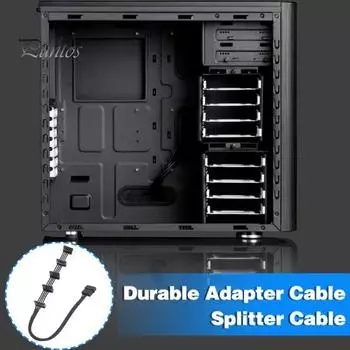 SATA Кабель питания Адаптер Разветвитель Кабель Простой в использовании Универсальный Широкая совместимость HDD SSD Оптические приводы SATA Кабель питания 40cm