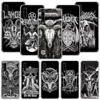 Сатанинский козел Сатана дьявол чехол для телефона для Huawei P30 P40 P20 P10 P50 Коврики 20 10 30 40 Lite Pro Plus чехол с принтом Coque Shell Huawei P30
