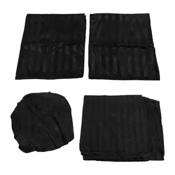 Комплект постельного белья из сатина, мягкий, легкий, дышащий, элегантный, модный, комплект из 4 предметов постельного белья для дома, популярный