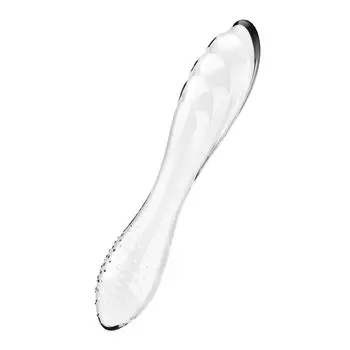 Satisfyer Dazzling Crystal 1 стеклянный дилдо Два типа стимуляции Холодная и горячая ОК Анальный Изготовлен из высококачественного боросиликатного стекла Среднее развитие оргазма