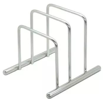 Sato Kinzoku Kogyo SALUS Daily Cutting Board Stand Made in Japan серебряный