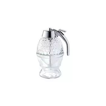 Sato Metal Kogyo SALUS Honey Dispenser, Saucer Type, Glass, Classic Style, 4.1 x 3.3 x 5.8 inches