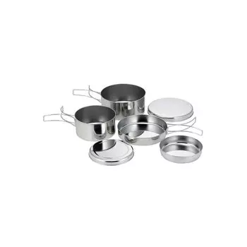 Sato Metal Kogyo SALUS Touring Cooker Set 6 шт., серебристый серебряный