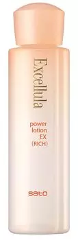 Sato Pharmaceutical Excelula Power Lotion EX 150 мл, сильно увлажняющий (БОГАТЫЙ) (Насыщенная/Очень влажная/Сухая кожа/Лосьон)