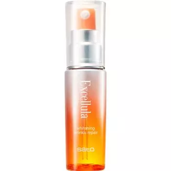 Sato Pharmaceutical Excelula Whitening Wrinkle Repair 30 мл отбеливающий и разглаживающий морщины усилитель ниацинамид [квази-лекарство] (Лечебная сыворотка) оранжевый