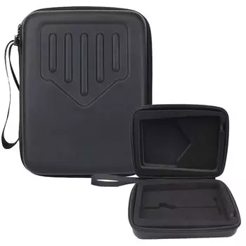 SATOMO Калимба 17 Ударопрочный Чехол для Хранения Компактный Инструмент Защитный Чехол для Пальчикового Пианино, Портативный, Клавиши, Водонепроницаемый, Сумка, Чехол, (черный) чёрный