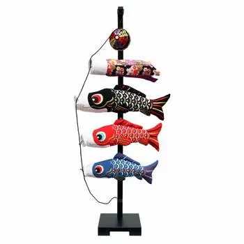Satsuki Doll Indoor Carp Streamer Shiny Dream Carp Medium Size (Height 90cm)