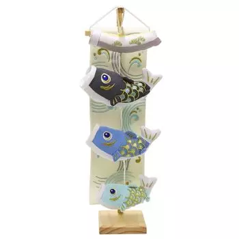 Satsuki Doll Indoor Carp Streamer Water Lotus Carp Extra Small Size (Height 48cm) белый