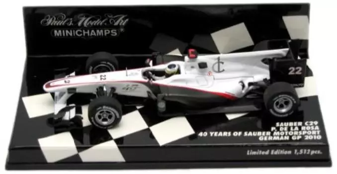 Sauber C29 de la Rosa Гран-при Германии 40YEARS 2010 [MINICHAMPS] 1/43 P.