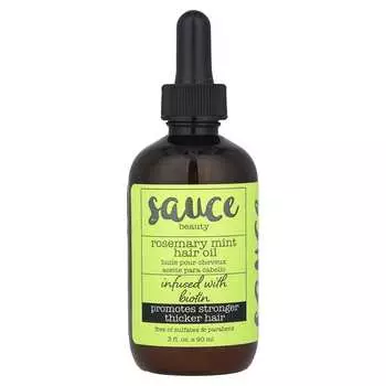 Sauce Beauty, Масло для волос с розмарином и мятой, 3 жидких унции (90 мл)